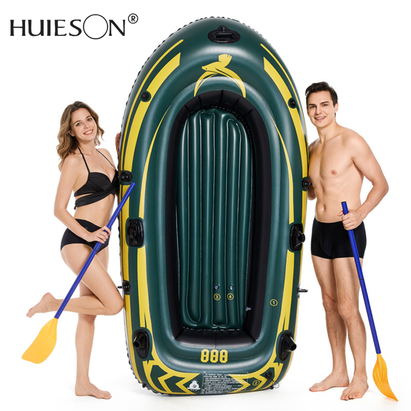HUIESON Thuyền bơm phồng, kayak chịu mài mòn, tàu đánh cá, thuyền gấp, thuyền cao su, thuyền nhựa, thuyền cứu sinh, thuyền bè
