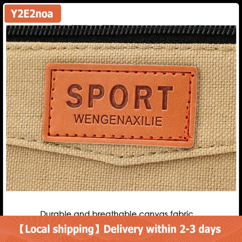 【Local shipping】 Ví Ví Hai Lớp Người Đàn Ông Điện Thoại Túi Vành Đai Pouch Ngang Điện Thoại Di Động Pouch Vải Người Đàn Ông Giản Dị Eo Gói Thể Thao Ngoài Trời