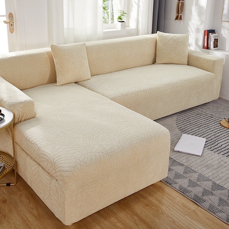 Áo bọc sofa co giãn vải jacquard chống thấm chống bẩn thoáng khí đệm rời dễ tháo giặt dùng gia đình