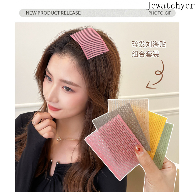 Miếng dán giữ cố định tóc mái không hằn vết dành cho phái đẹp 10pcs