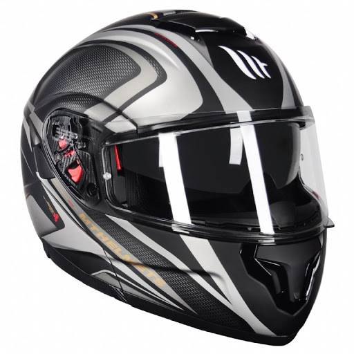 MT Atom SV Modular TECH SX1 MATT GREY GOLD | Full Face Helmet Harga 3,520,000 rupiah*Gratis Ongkir
