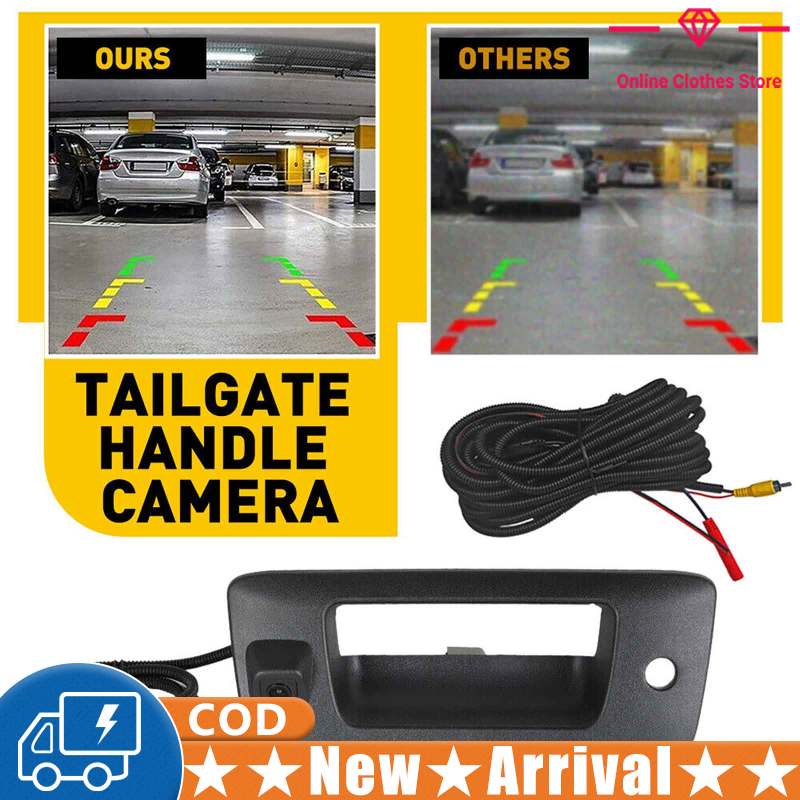 Rear View Backup Camera Tailgate Handle Camera With Wire Harness 22755304