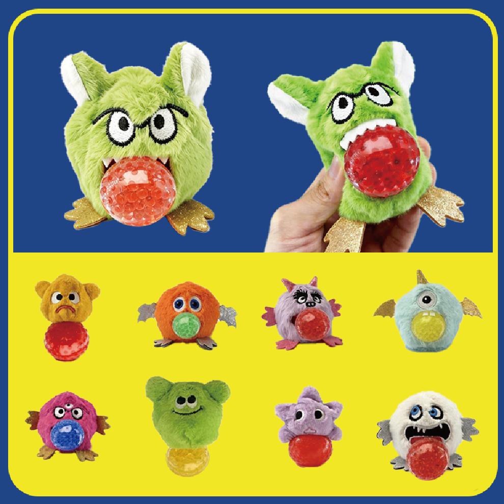 MINISO Official Plush Squeeze Stress Ball with Bead Bubble Fidget Toy Cute Monster Plush Sensory Stress Relief Toy Random 1pc ราคา 360 บาท*ส่งฟรี