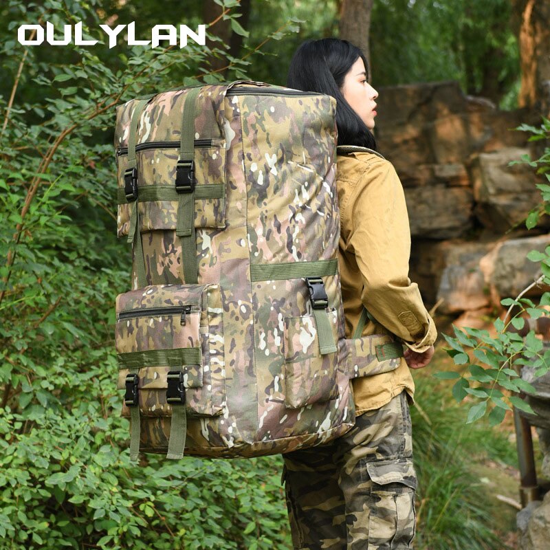 M Tactical Rucksack 120L Super Capacity Travel Backpack Men's Army Luggage Bag Sports Mountaineering Hiking Bags Outdoor