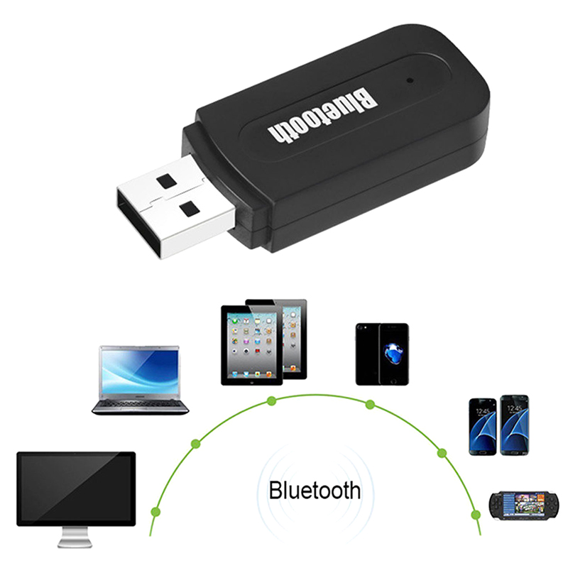 [Energetic] USB Bluetooth 2.0 PC Adapter Không Dây Stereo Âm Thanh Âm Nhạc Receiver 3.5Mm AUX Jack Cho Máy Tính Xách Tay Máy Tính Loa Tai Nghe