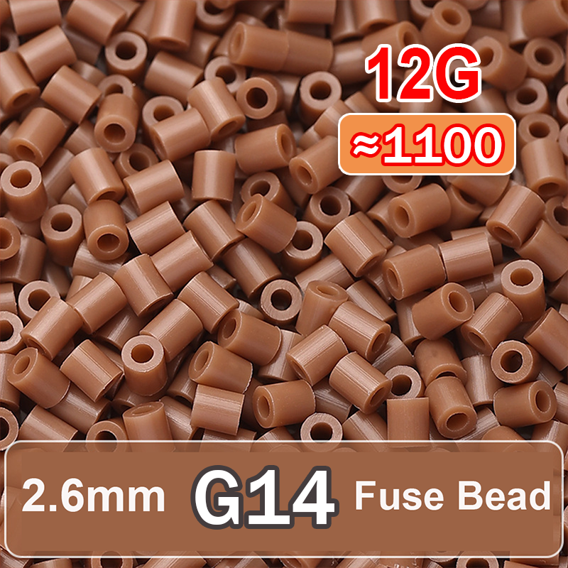 96 Colors 2.6mm Perler Beads 1100pcs - DIY Pixel Art Fuse Beads Refill Pack NO 49-96