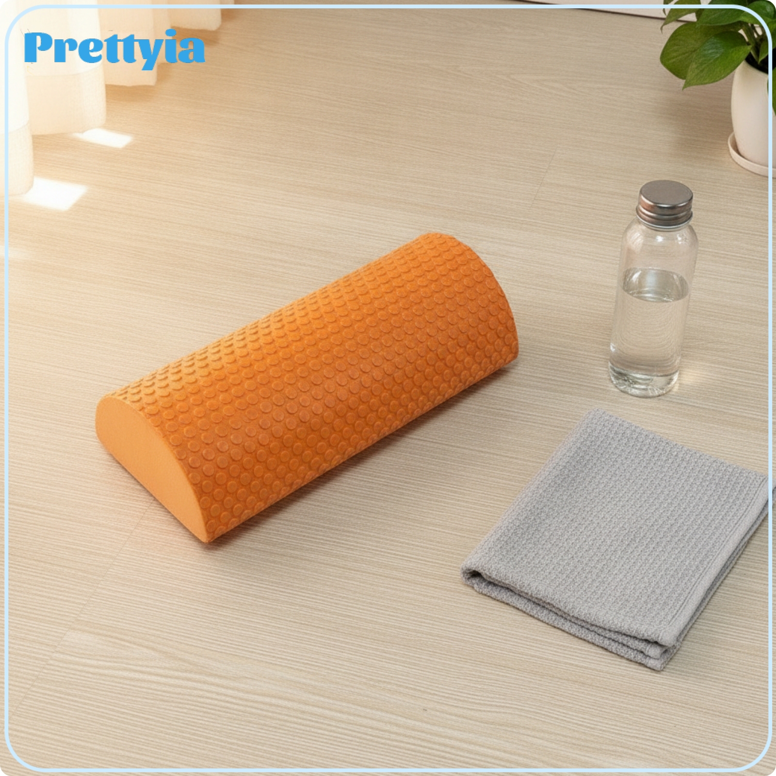 Prettyia Textured Half-Round Foam Roller Non-Slip Half Round Foam Roller Long-Lasting Lightweight for Fitness Studio, Physical Rehabilitation ราคา 5,745 บาท*ส่งฟรี