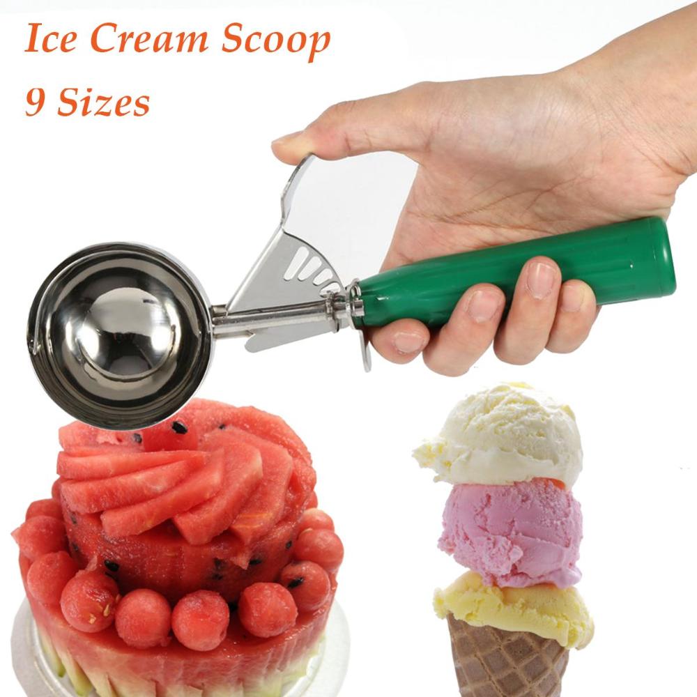 DLEAF Meat Balls Rice Cookies Fruit Dough Mash Ice Ball Spoon Ice Cream Scoop Food Portioner Cutter