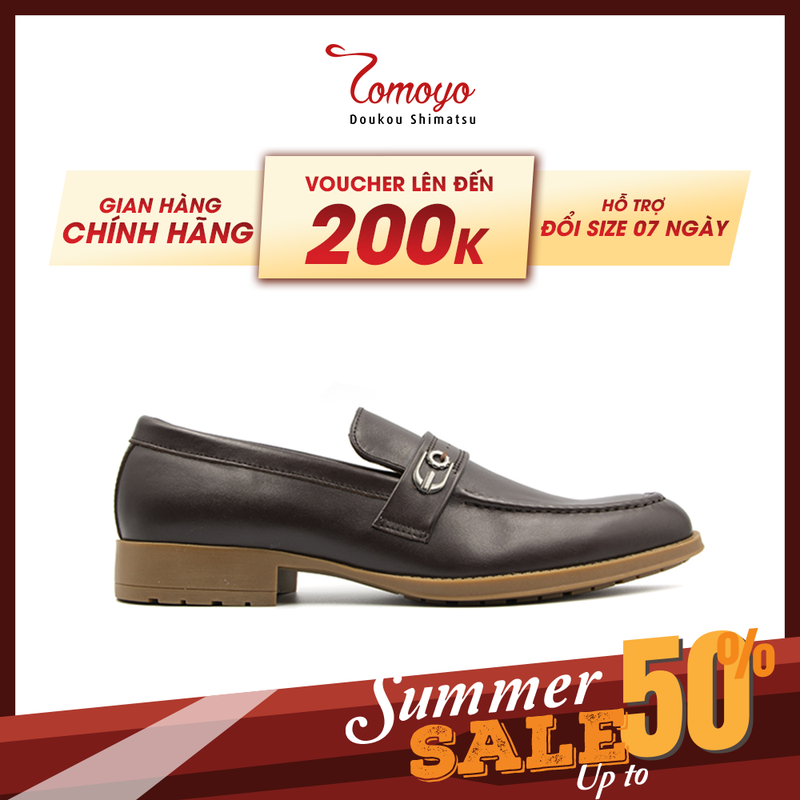 [SĂN SALE GIỮA THÁNG 09]-Giày Tây Nam Không Dây Tomoyo TMN06902 Giá  1,301,000 Đồng*Miễn phí vận chuyển