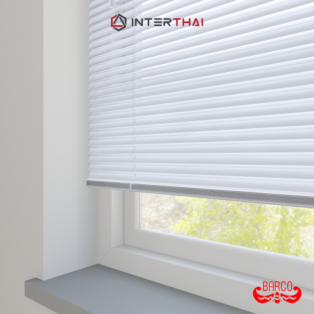 มู่ลี่  BARCO มู่ลี่ PVC 1 นิ้ว สีขาว ราคาพิเศษ