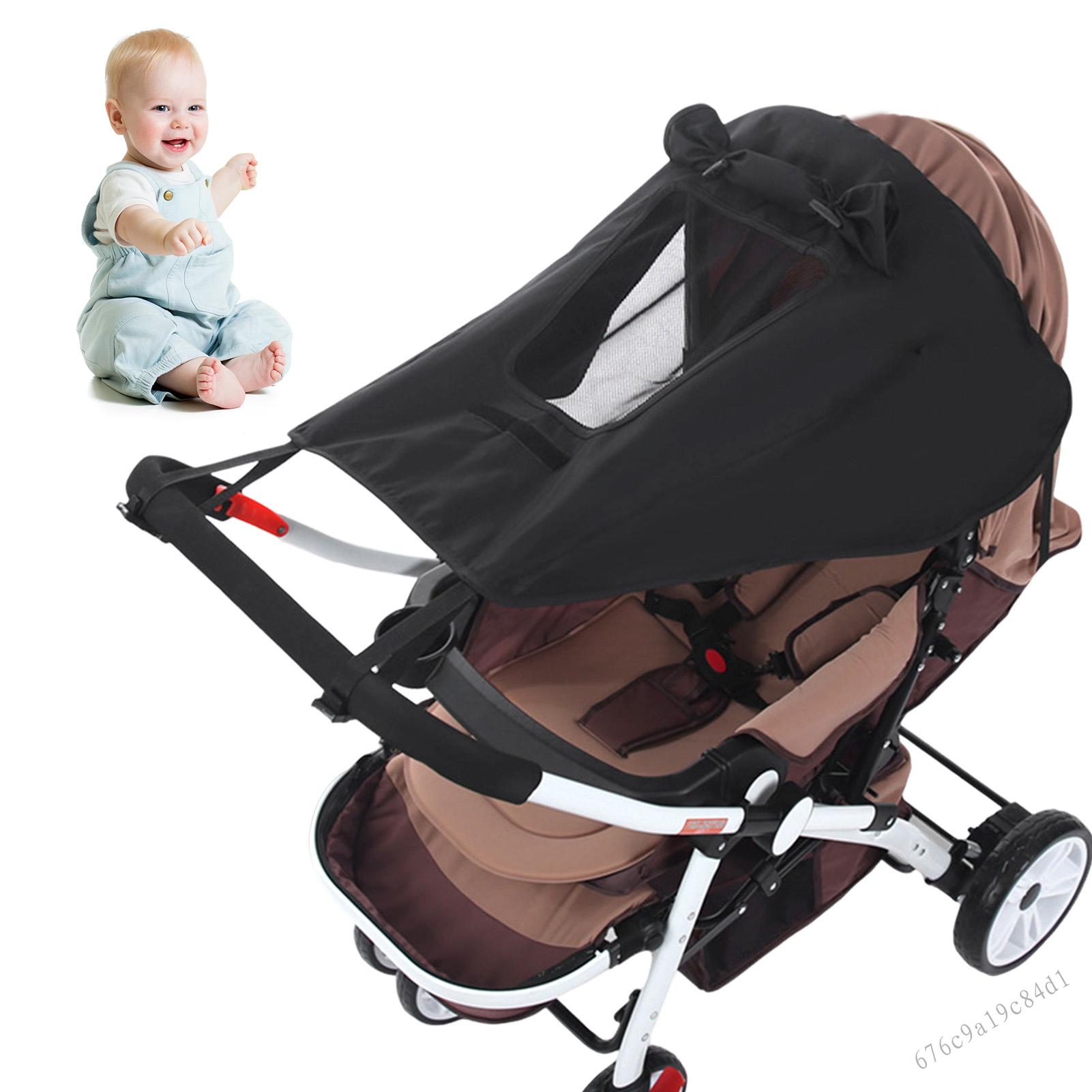 Universal Stroller Shade UV Protective Cotton Carriage Canopy with Sun Visor for Strollers Trẻ sơ sinh và trẻ mới biết đi MK-VN - 3