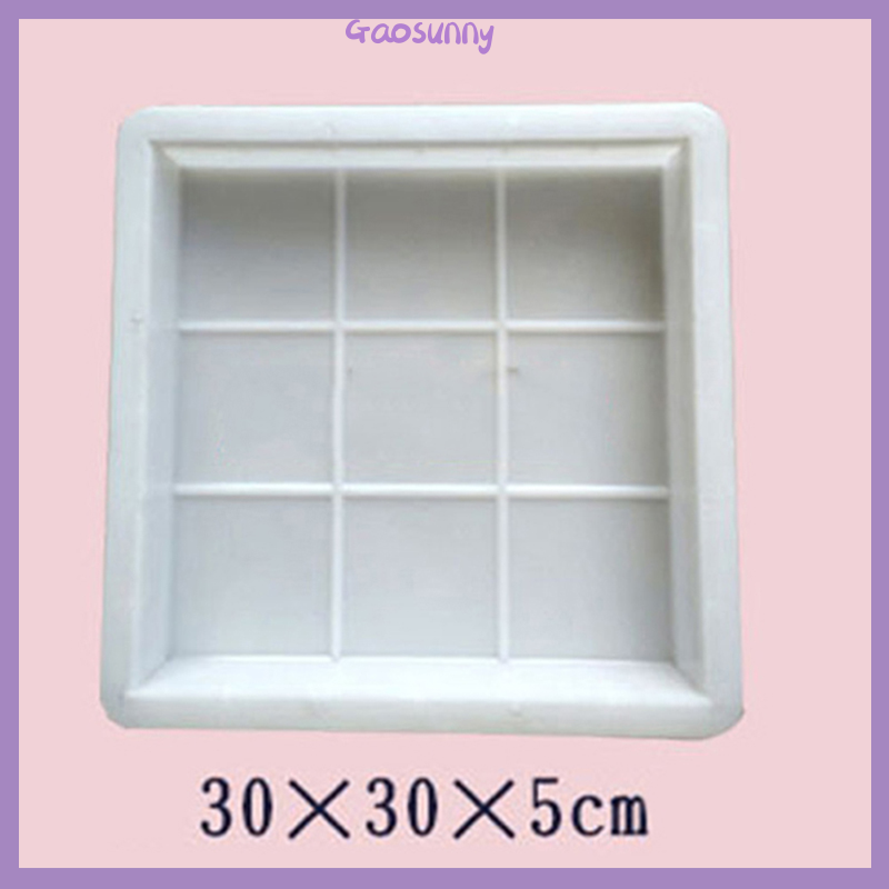 Gaosunny Con Đường nhà sản xuất tự làm lát khuôn gạch bê tông Đá Vuông khuôn cho tấm Patio vườn bãi cỏ vỉa hè paver đường lái xe đi bộ đường
