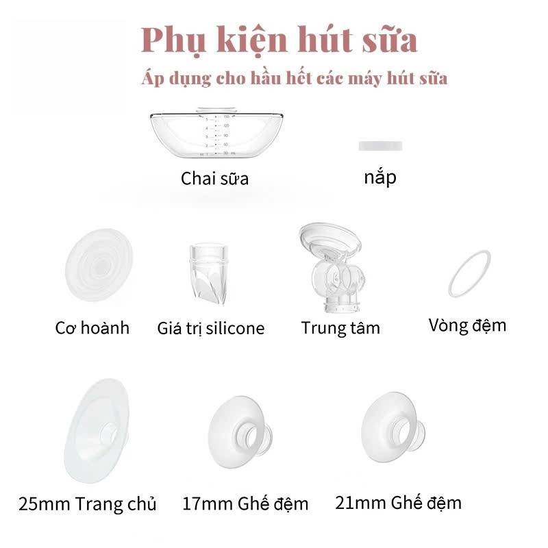 Van mỏ vịt màng ngăn sữa - Phụ kiện dùng cho máy hút sữa Horigen/Fatz Baby