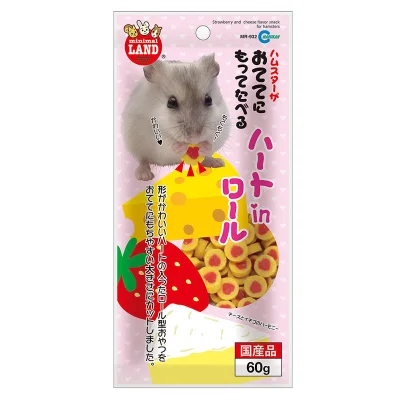 Marukan Strawberry & Cheese Flavor Snack for Hamster 60g
