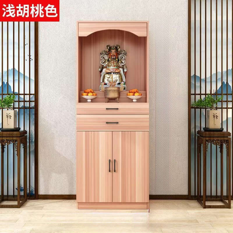 Altar Table Prayer Cabinet Home Shrine Guardian Cabinet Buddha Counter God Of Wealth Buddha StatueWorship Table Altar