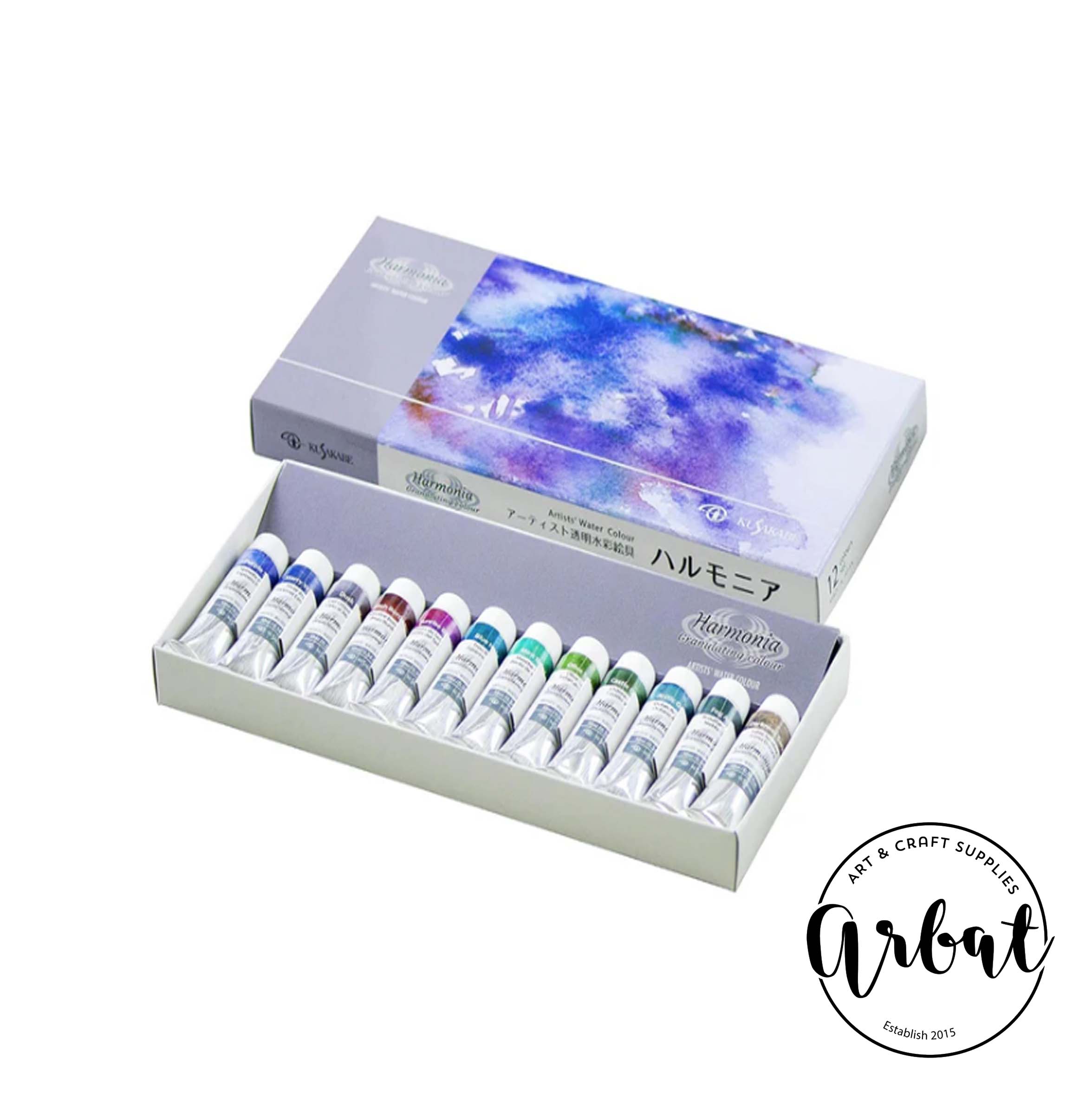 [ ARBAT ] Bộ màu nước Kusakabe granulating 10ml