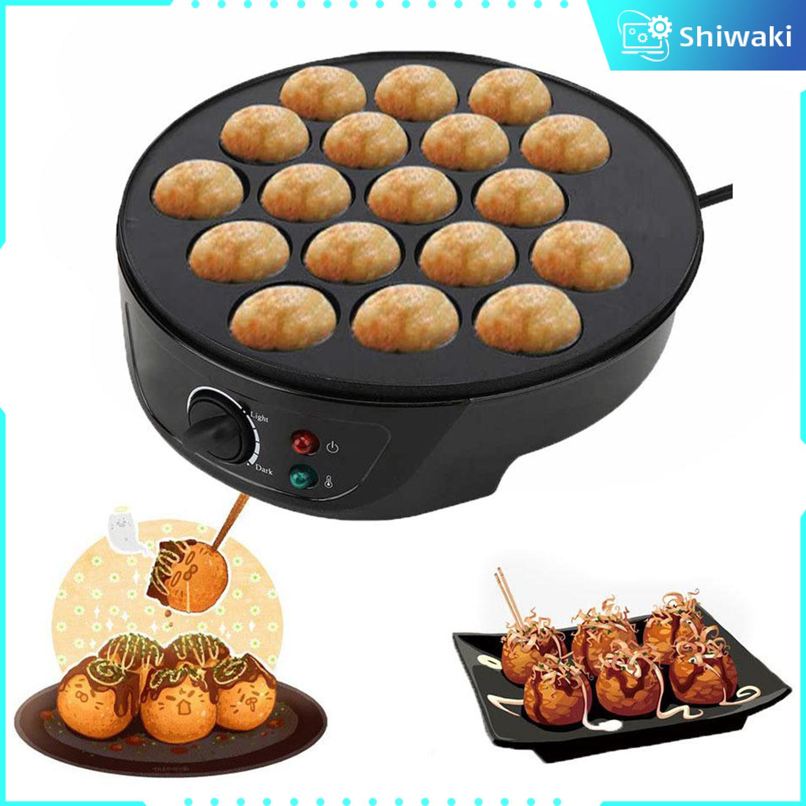 Shiwaki Electric Takoyaki Maker Mold Grill Pan Meat 18 Hole Home Kitchen Easy Clean Giá 533,580 Đồng*Miễn phí vận chuyển