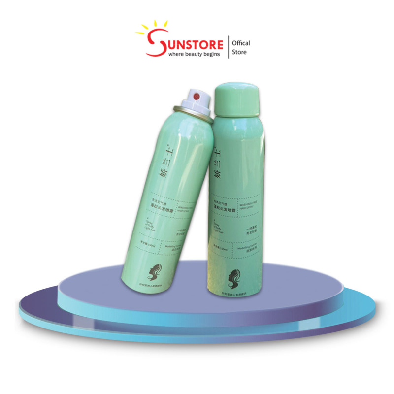 Dầu gội khô dạng xịt 150ml làm sạch hiệu quả giúp tóc không bết dính bồng bềnh suốt nhiều giờ - sunstore17 giá rẻ