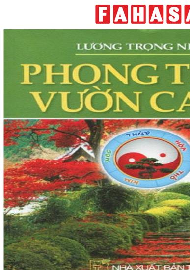 Fahasa - Phong Thủy Vườn Cảnh