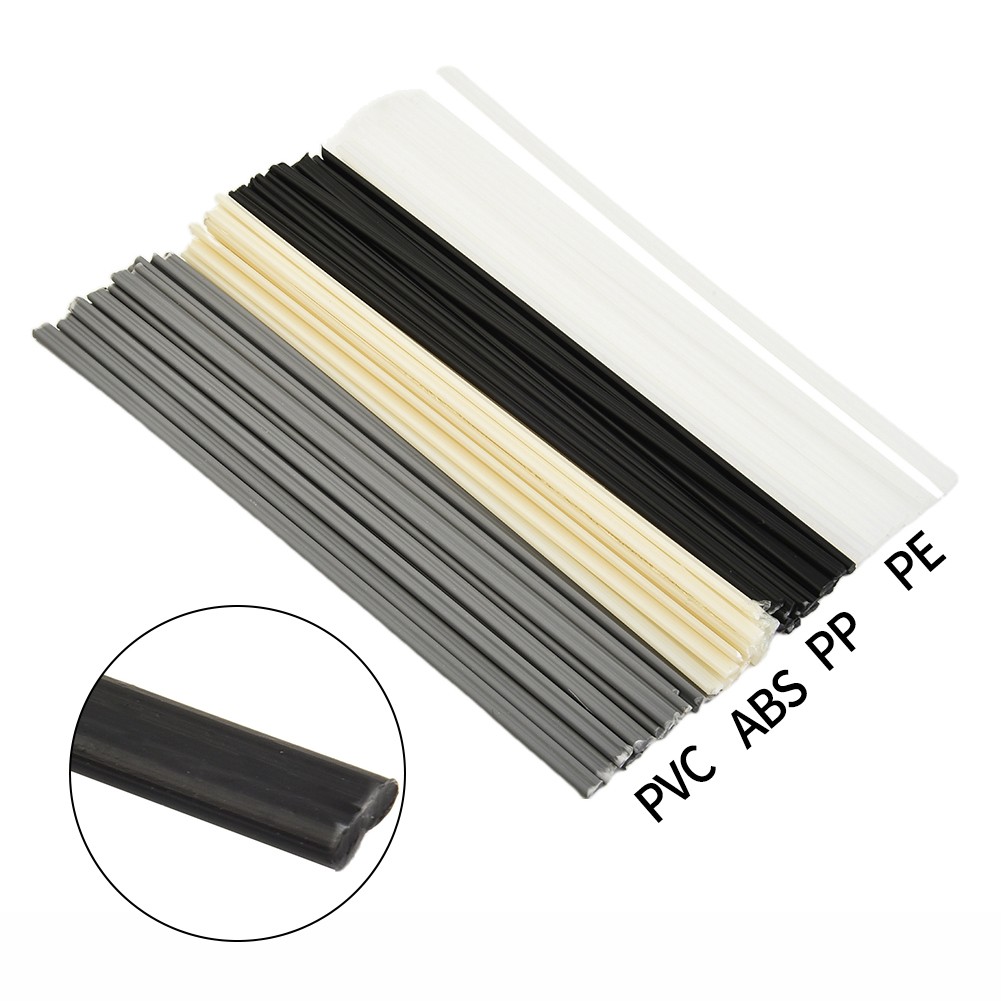 Rất nhiều 50 que hàn nhựa que hàn ABS/PP/PVC/PE cho thợ hàn nhựa 【miễn phí vận chuyền】