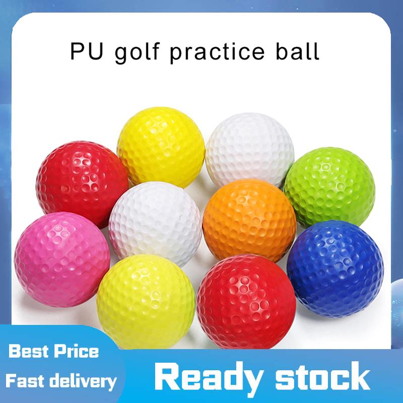 Sports🚴🏻♀️ 5pcs PU bọt xốp rắn bóng golf mềm cho trong nhà Golf thực hành bóng 4.27cm 1.68inch Đồ chơi trẻ em phụ kiện Golf