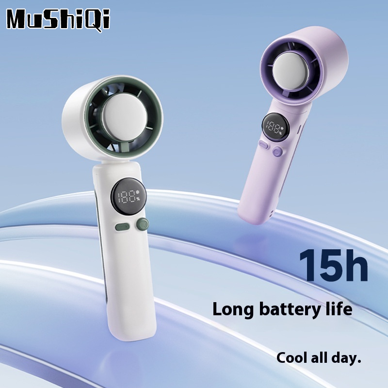 MuShiQi Portable High-Speed Cooling Fan with Semiconductor Refrigeration and USB Charging ราคา 640 บาท*ส่งฟรี