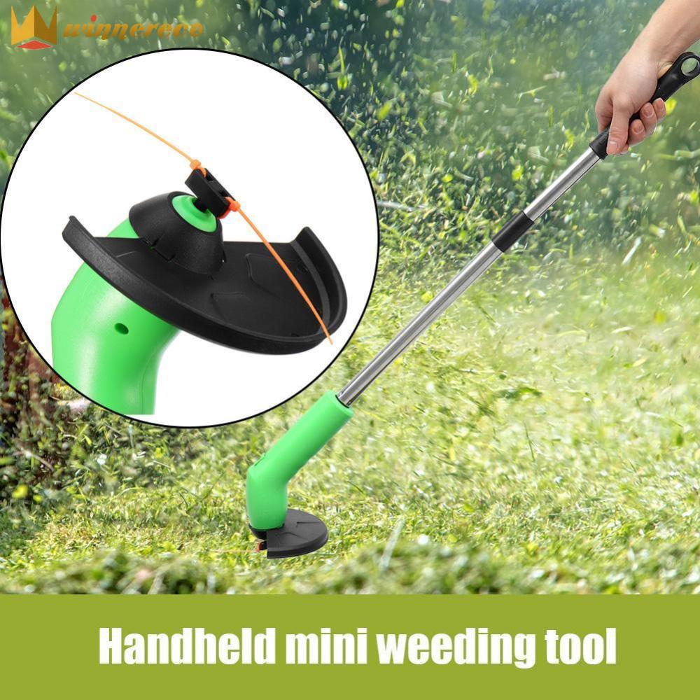 Electric Grass Trimmer Portable Handheld Garden String Cutter Mini Lawn