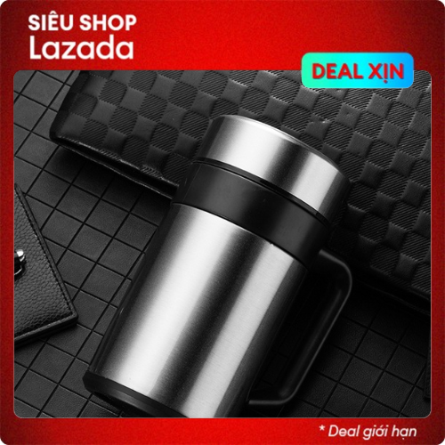 Cốc giữ nhiệt Vacuum Boutique Cup 450ml, Inox 304 sáng, độ bền cao, an toàn vệ sinh - Bình, Ly giữ nhiệt
