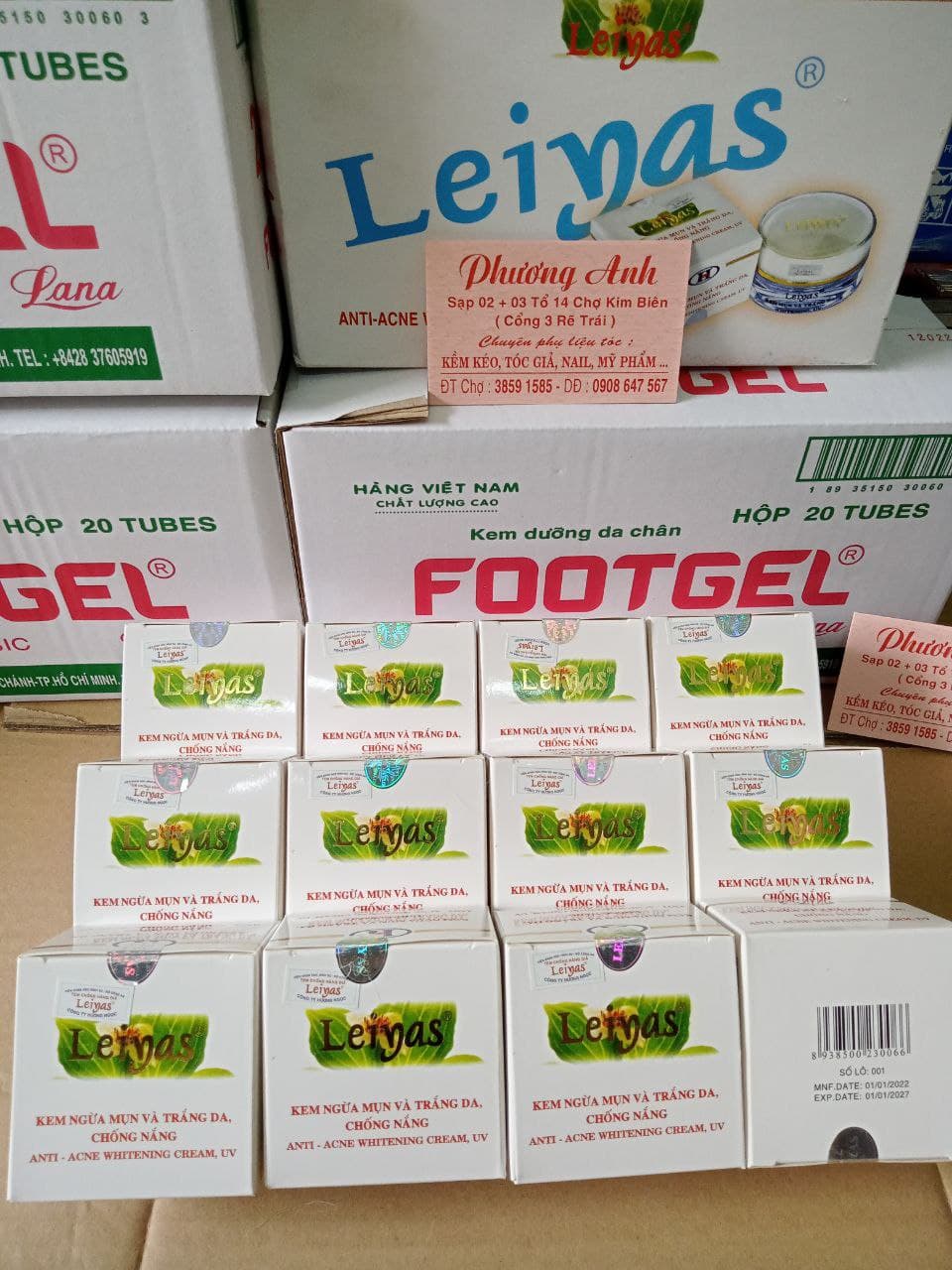Kem mụn leiyas 10g