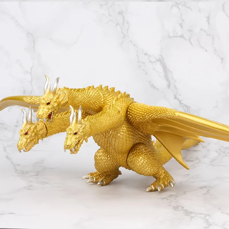 22cm Godzilla Vua ghidorah vua của rodan mothra Mô hình nhân vật MECHA Godzilla 3 đầu gojira rồng Bộ sưu tập đồ chơi