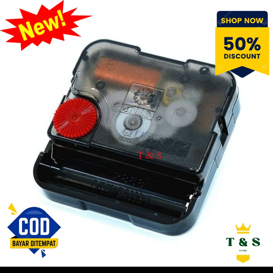 Mesin Jam Dinding 12888 taiwan sweep Movement ori