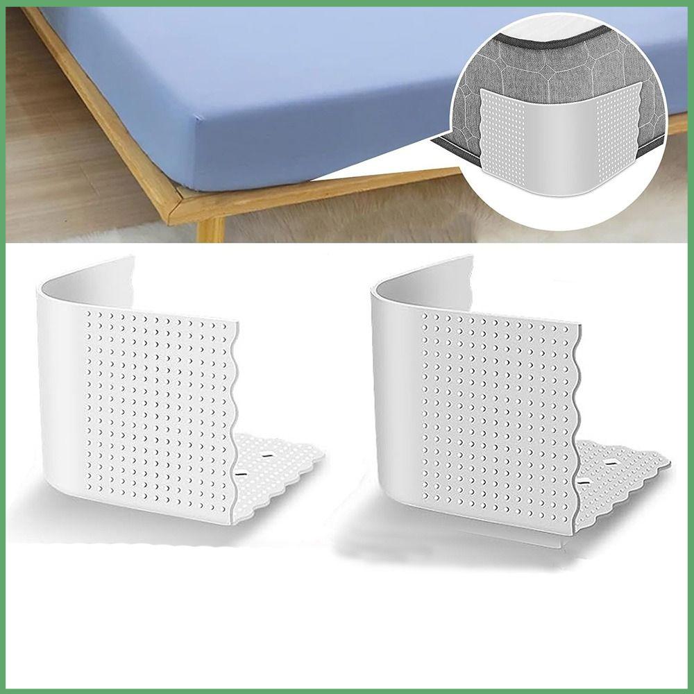 MKZ6053888 1/4PCS Tự làm Dụng cụ cố định tấm trải giường vô hình Chống Chạy Chốt giường Kẹp cố định đa năng Bền Silicone Giá đỡ tấm chống trượt Công cụ cố định chăn