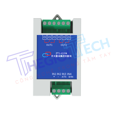Module Relay RS-485 (M42) ZTSIOT – Bộ Điều Khiển Rơ-le 2 Kênh, Hỗ Trợ Modbus RTU, Ngõ Ra Tiếp Điểm Cách Ly, Ứng Dụng Tự Động Hóa