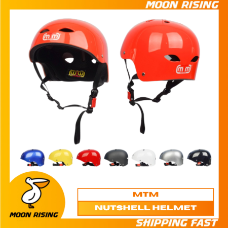 Mtm Helmet NutShell Helmet S-01 Open Face Motorcycle and Bike Helmet Ventilation