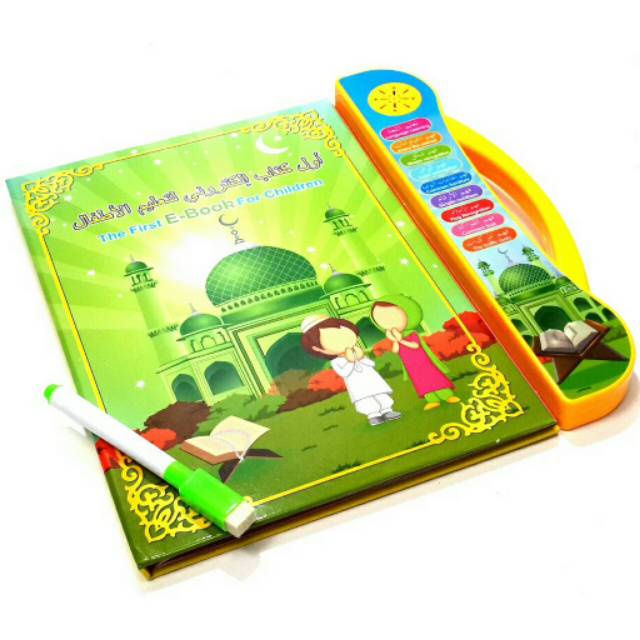 MAINAN EDUKASI BUKU PINTAR 4in1 Ebook Muslim 4 bahasa edukatif Islam Belajar Edukasi Hadiah Anak Kado…