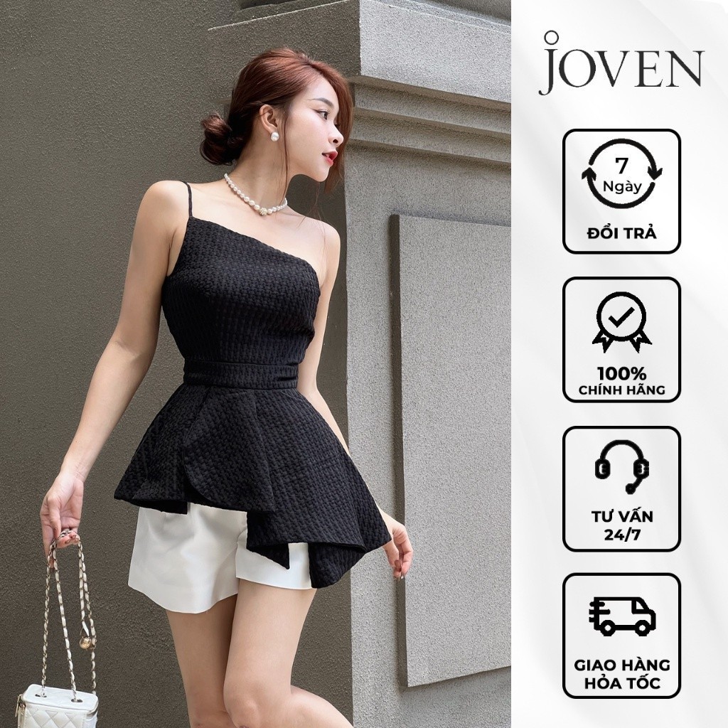 Áo peplum lệch vai Joven