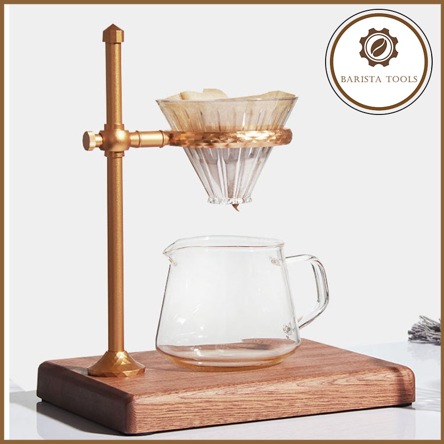 Giá đỡ pha cà phê chân đế gỗ | Dụng cụ Barista