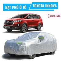 Bạt phủ xe ô tô 7 chỗ Toyota Innova 3 lớp chống nắng nóng hạn chế xước xe