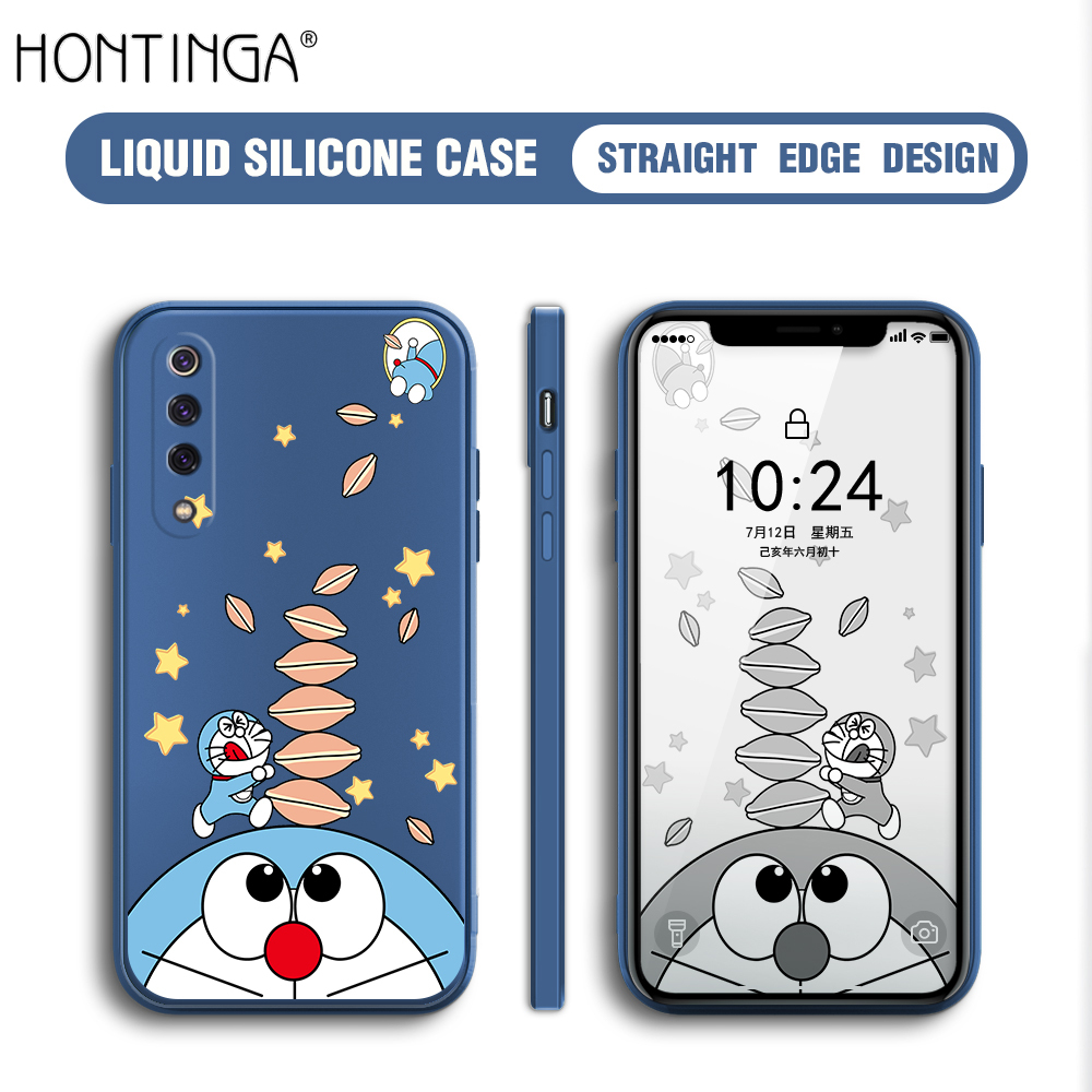 Hontinga Ốp lưng Doraemon dễ thương cho Xiaomi mi 10 10t Pro 11 Lite 5g NE 8 9t 11t Pro 13 12 Lite 1