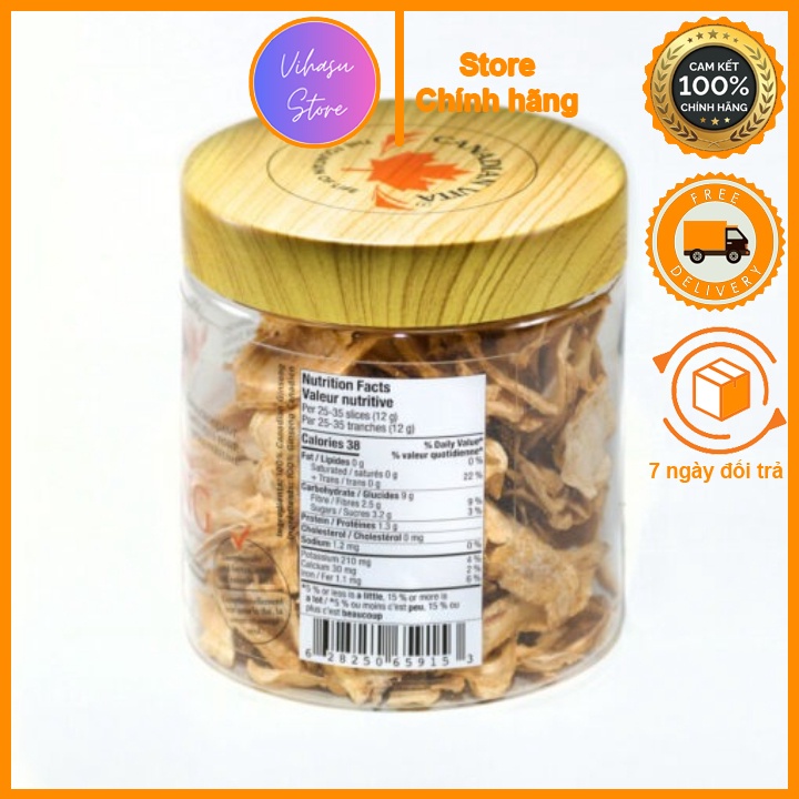 Nhân sâm khô cắt lát Canadian Vita (kèm túi) [Vihasu Store]