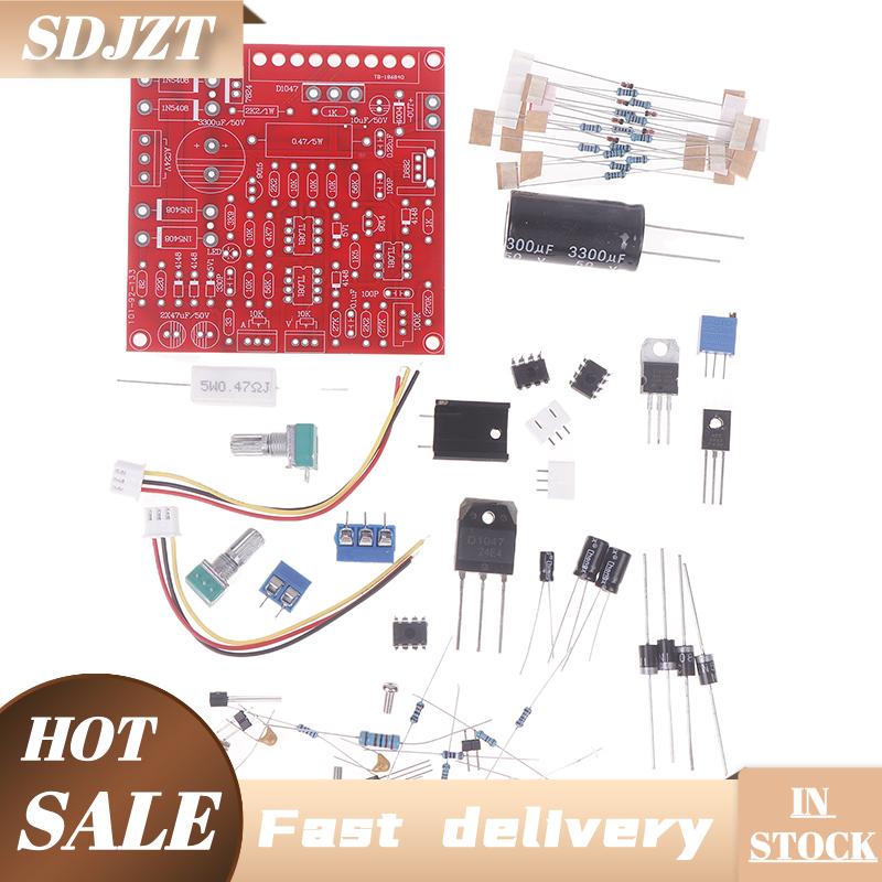 SDJZT 0-30V 2mA-3A แหล่งจ่ายไฟ DC ชุด DIY ควบคุมการจำกัดกระแสอย่างต่อเนื่องชุดควบคุมแรงดันไฟฟ้าป้องกัน ราคา 126 บาท*ส่งฟรี