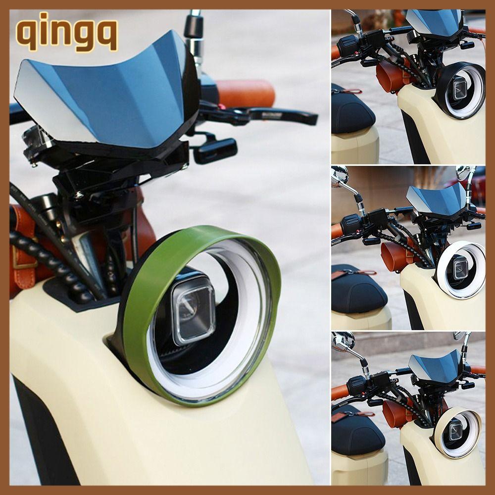Qingq bộ phận điện đèn pha xe hơi lá chắn phụ kiện đèn pha trang trí đèn