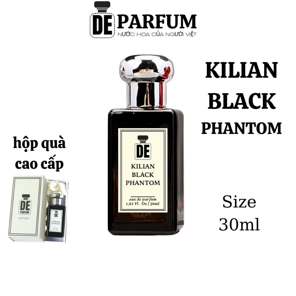 Nước hoa Kilian Black Phantom De Parfum chính hãng 30ml hương thơm quyến rũ sexy