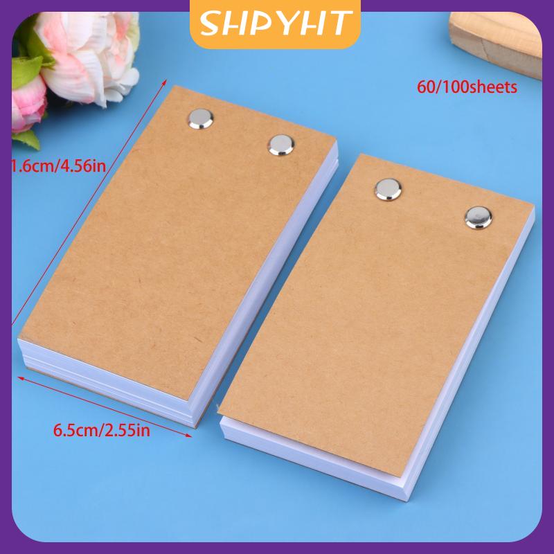 SHPYHT Blank Flip Book Kit 60 100 Sheets for LED Tracing Light Pad Custom Animation Drawing Flipbook Kids Art Gift