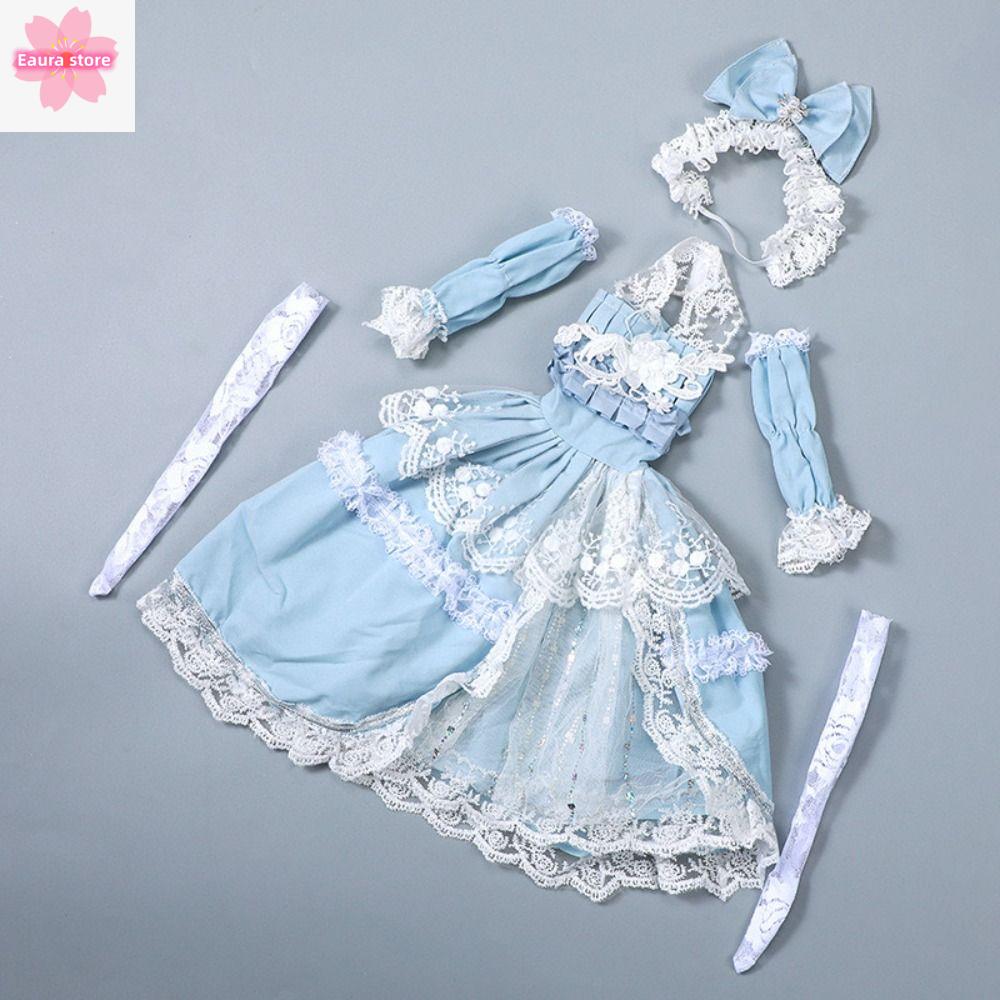 EAURA Cổ điển Quần áo búp bê BJD 1/3 Đẹp mắt Rococo Váy công chúa có dây đeo 60cm Đồ chơi tự làm hóa