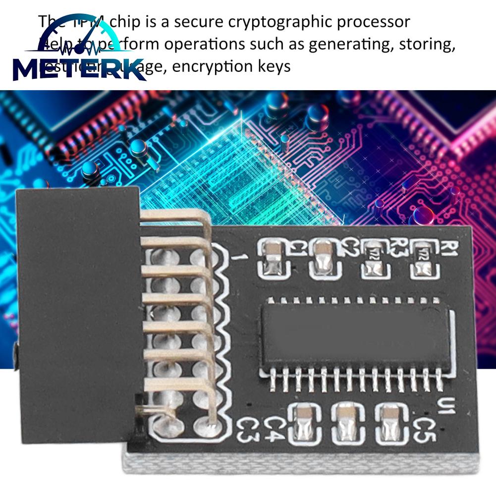 Meterk TPM 2.0 Module Encryption Security Module Stable Performance Safe Usage Long Last Durability for Computer Giá 450,000 Đồng*Miễn phí vận chuyển