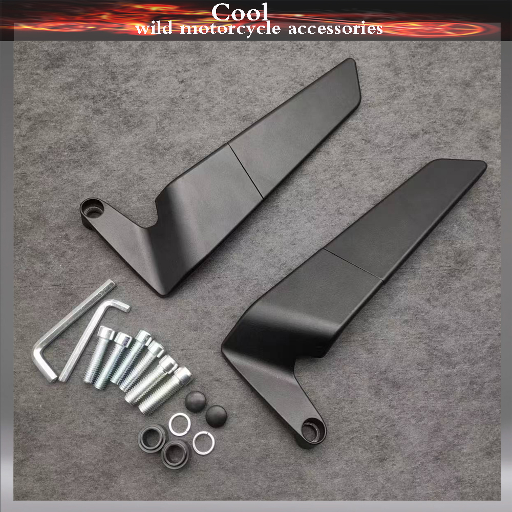 AZXCR Rétroviseur latéral MTWind pour moto, rétroviseur latéral, rétroviseur d'aile, Yamaha FZ25, Yamaha FZ8, Yamaha FZ6, Yamaha FZ1, Yamaha FZS150, Yamaha FZ07, Yamaha FZ09, nouveaux accessoires de moto BGHTR