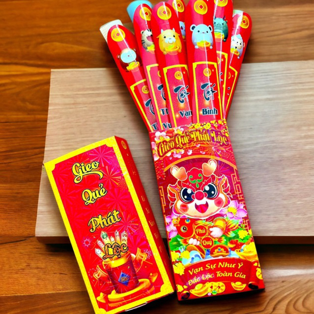 Lì xì gieo quẻ 12 con giáp hottrend lấp lánh