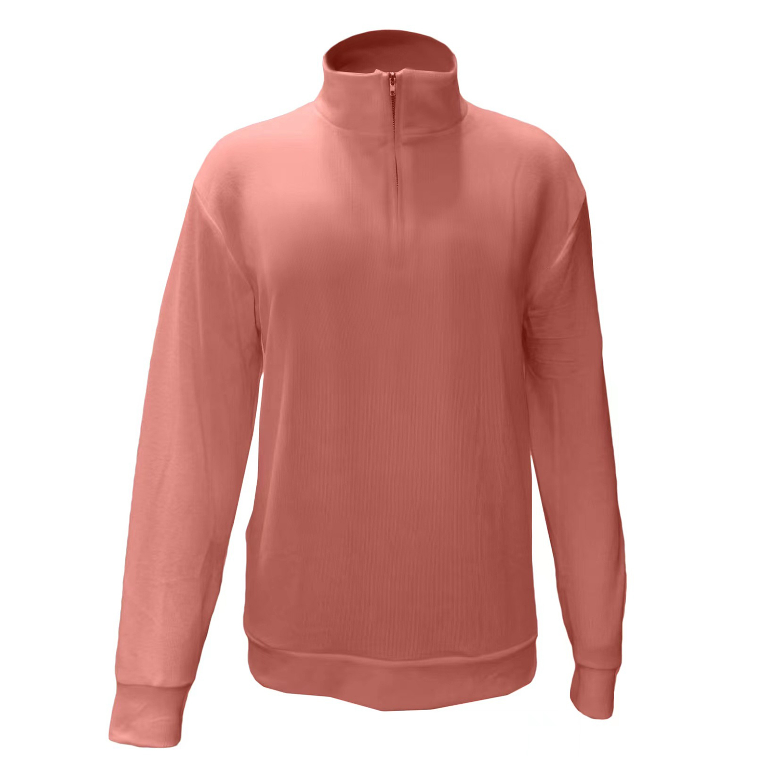 Men Sweater Men Winter Top Men's Winter Sweater with Neck Protection and Zipper Stay Warm and Fashionable All Season443_voghion.com