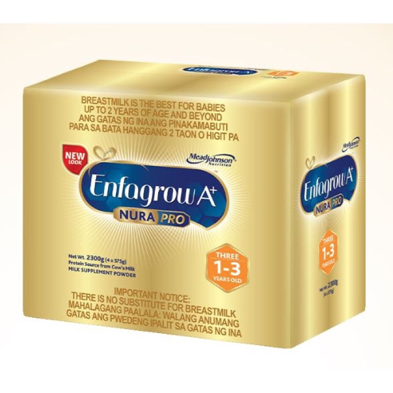 Enfagrow Nura Pro Three 900g 1.2kg 1.8kg 2.4kg for 1-3 Years Old